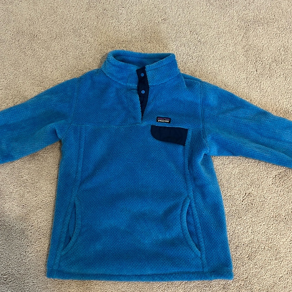 GIRLS PATAGONIA SWEATER JACKET SIZE L (12) KIDS